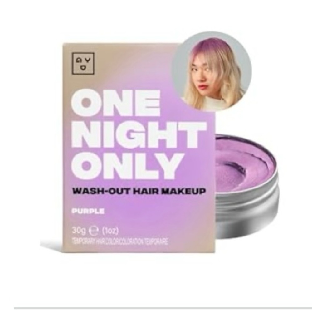 One Night Only Purple Hair Makeup by